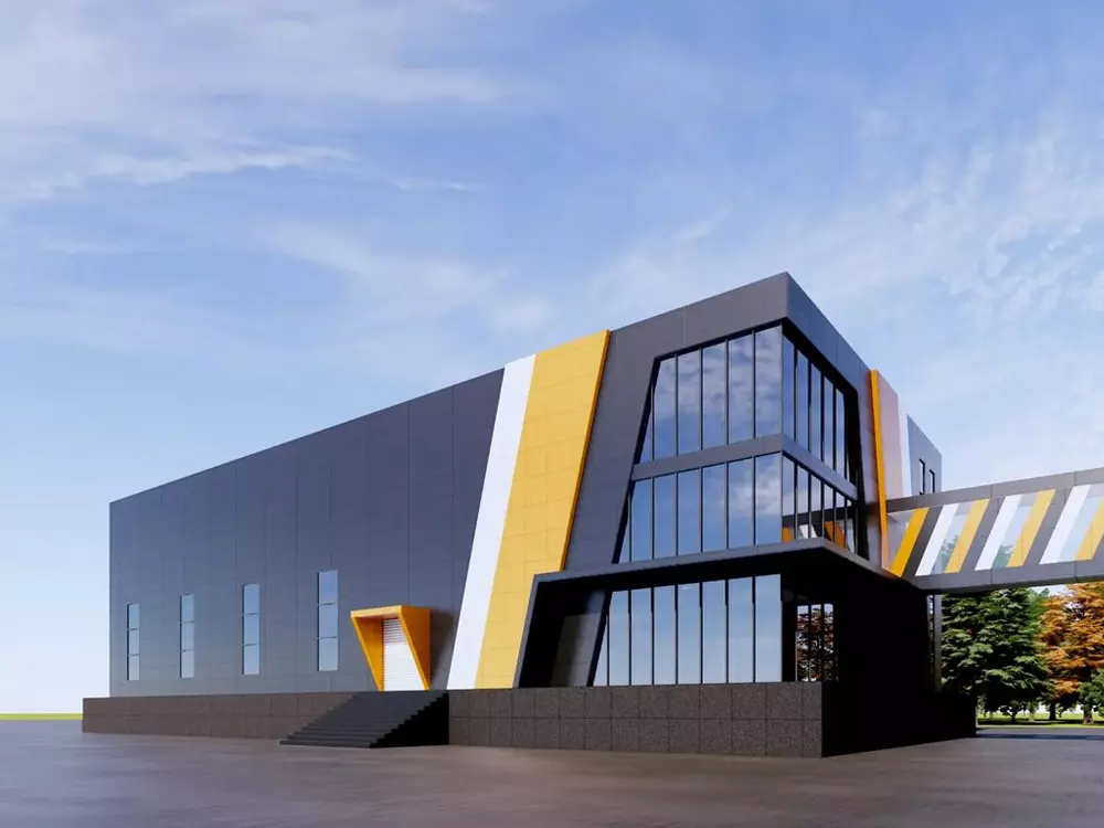 Locomotive factory building